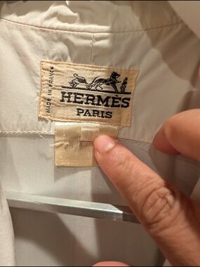 Vintage Hermès Paris White Sundress Very Rare. Tons Of Buttons.